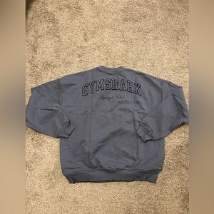 Gymshark Women’s Blue Lifestyle Club Graphic Sweatshirt Size Medium NEW